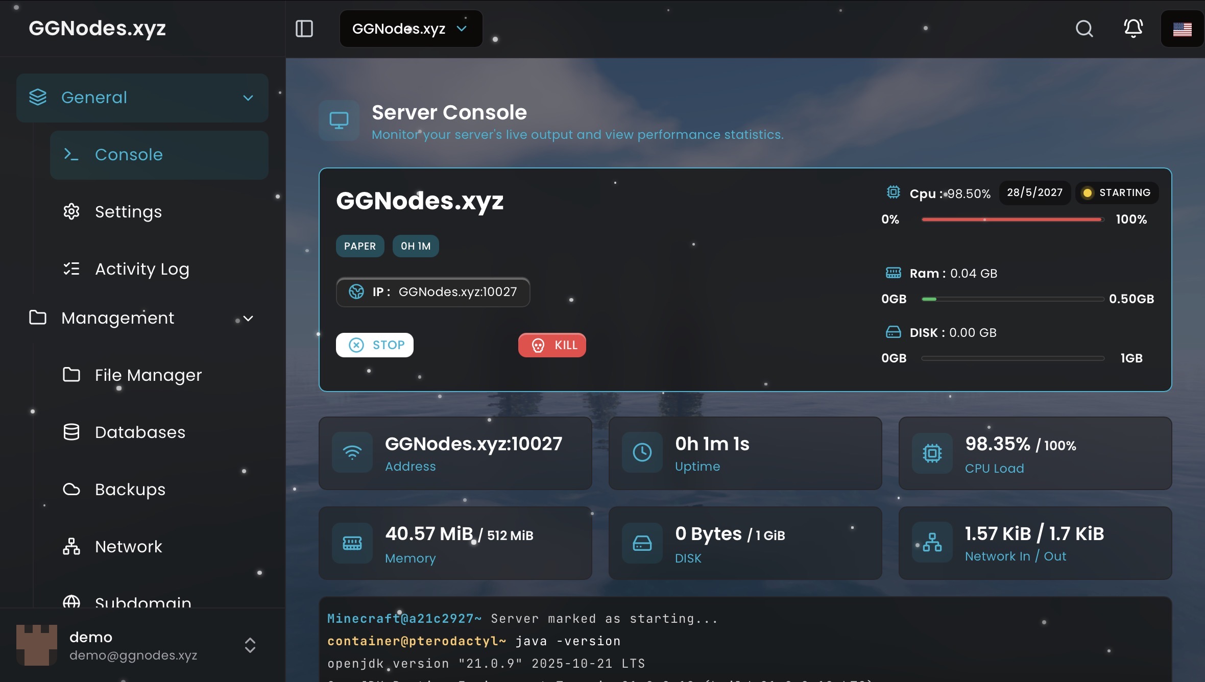 GPanel Preview